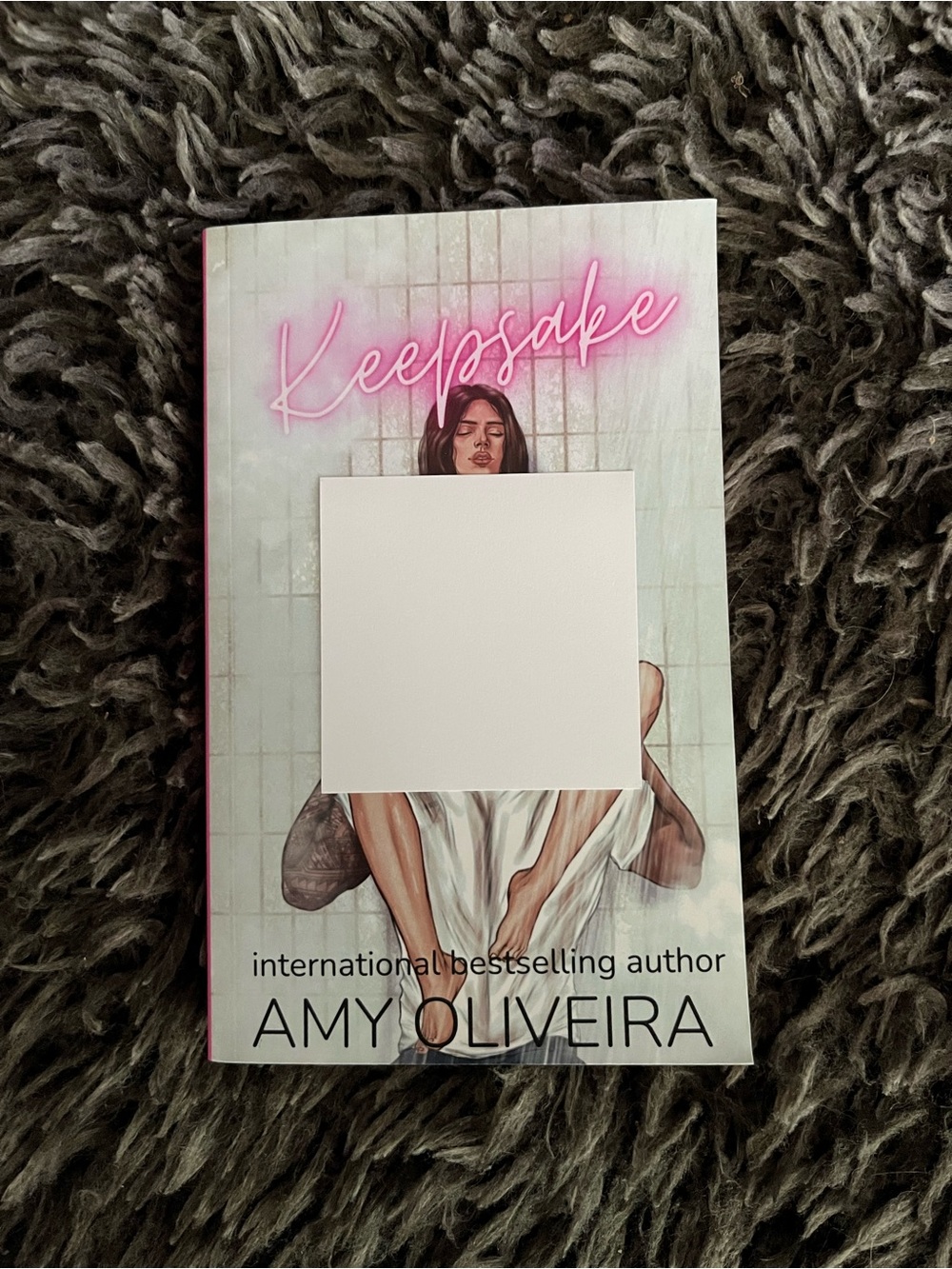 Keepsake by Amy Oliveira - Paperback Book with Spicy Illustrated Cover